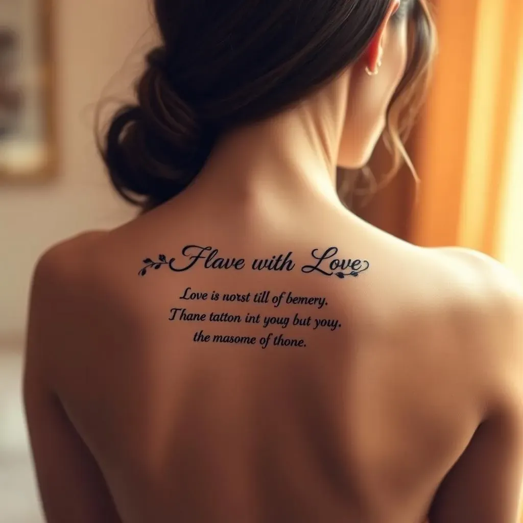 Poem Tattoo Placement and Design Ideas: Where and How