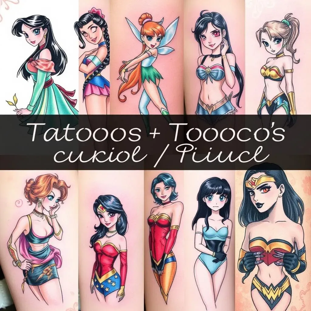 Popular Character Tattoo Choices for Women