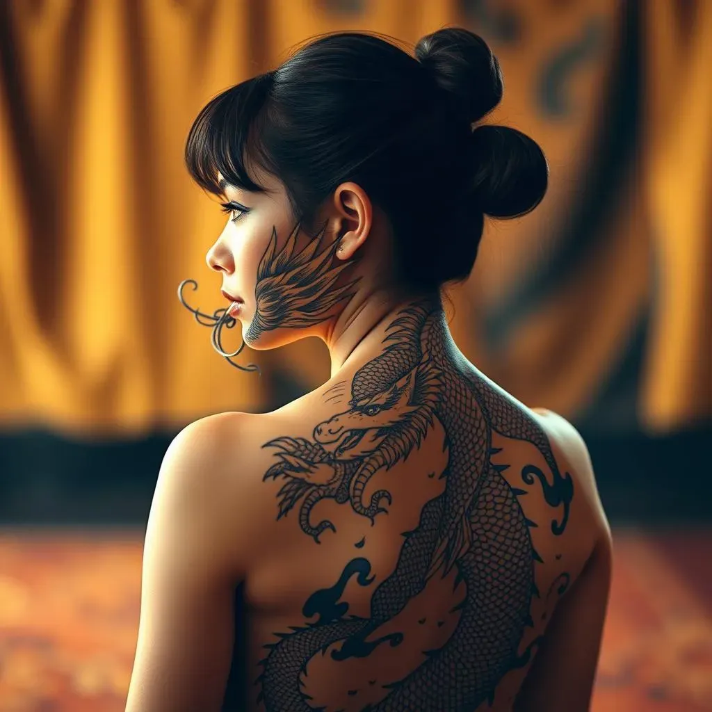 Popular Dragon Back Tattoo Styles for Women