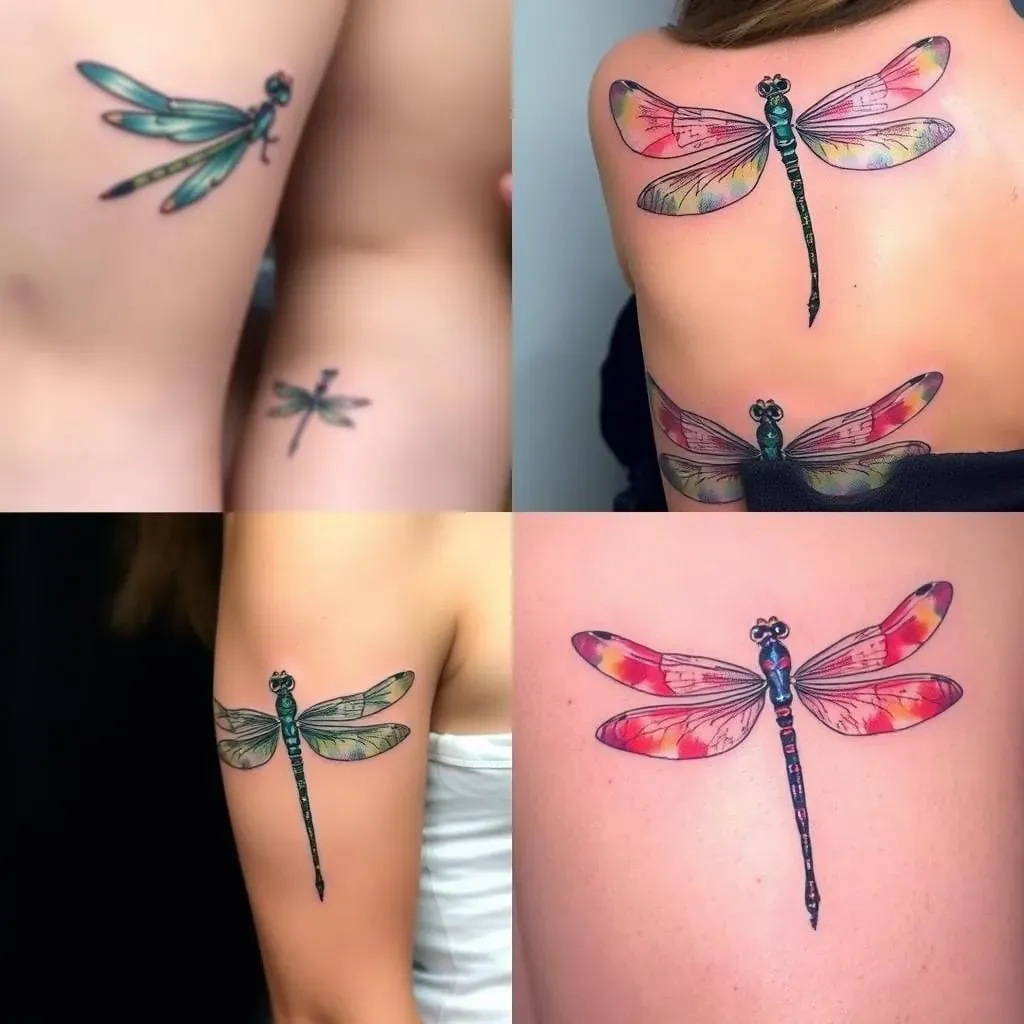 Popular Dragonfly Tattoo Designs for Women