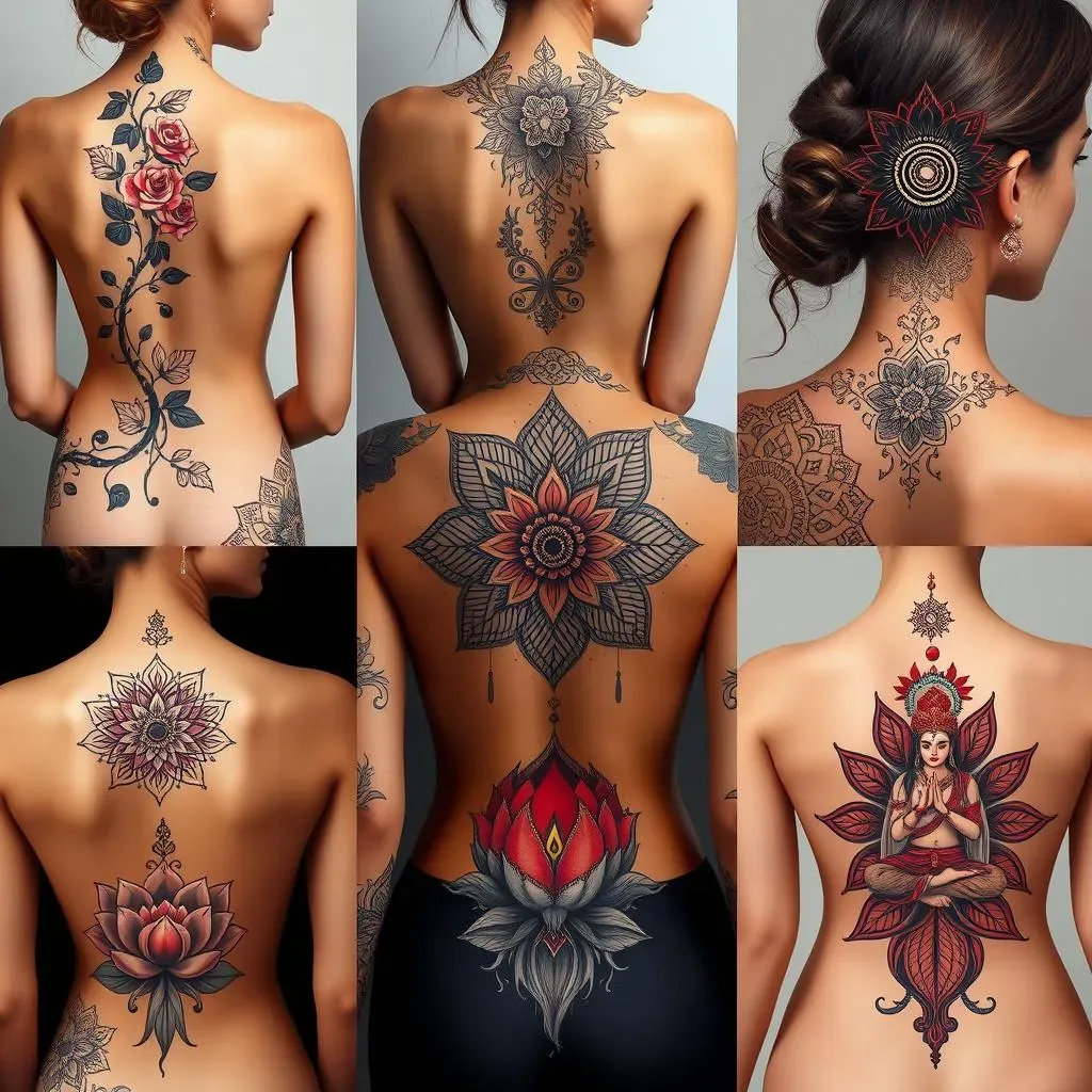 Popular Female Back Tattoo Designs