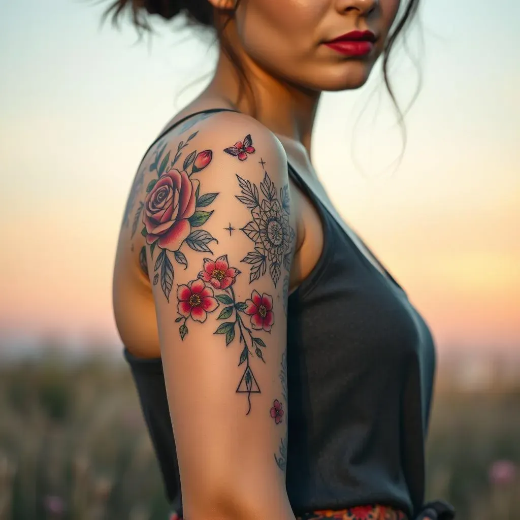 Popular Female Bicep Tattoo Designs