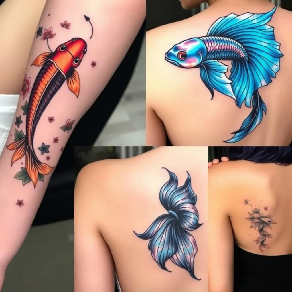 Popular Fish Tattoo Designs for Women: From Koi to Betta