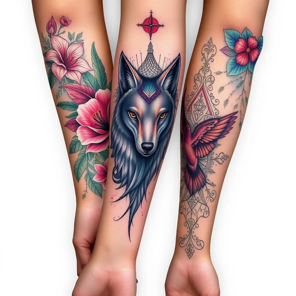 Popular Forearm Sleeve Tattoo Ideas for Women