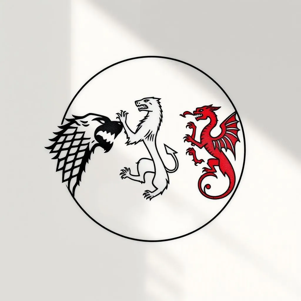 Popular Game of Thrones House Sigil Tattoo Designs