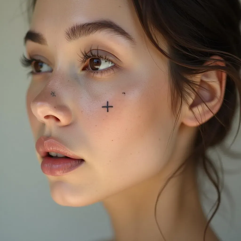 Popular Placements for Small Face Tattoos
