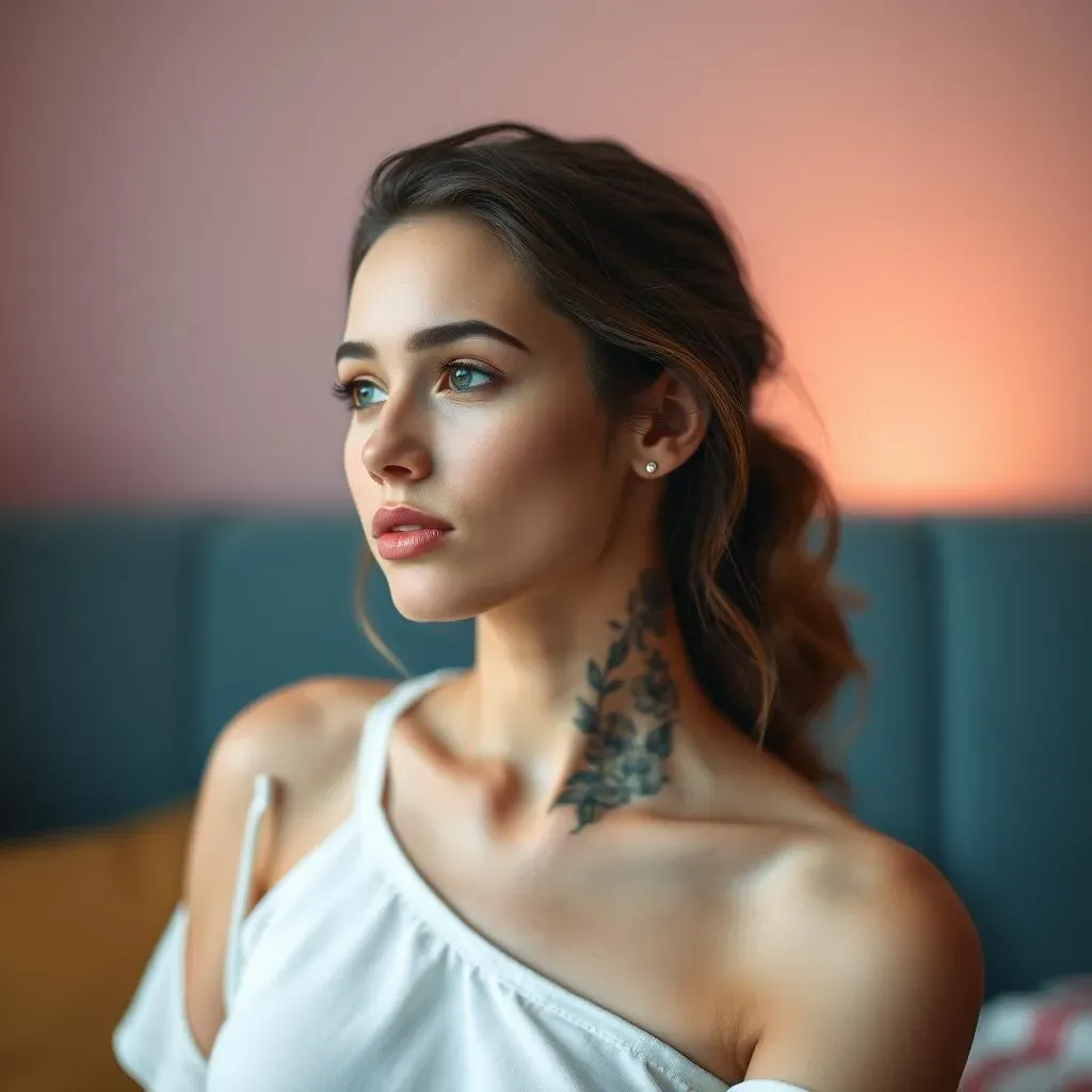 Popular Small Neck Tattoo Designs for Women