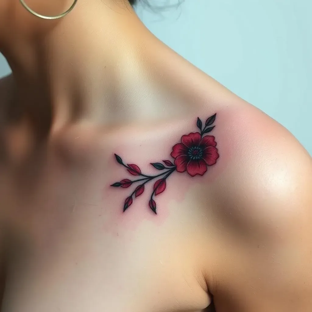Popular Small Red Tattoo Designs for Females