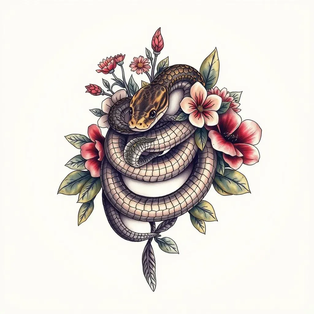 Popular Snake Tattoo Designs for Women: From Delicate to Daring