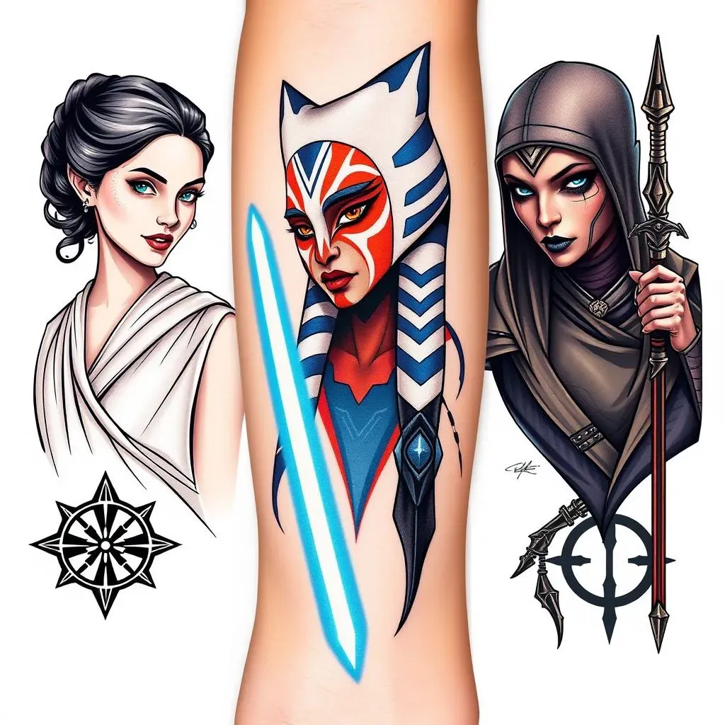 Popular Star Wars Character Tattoos for Women