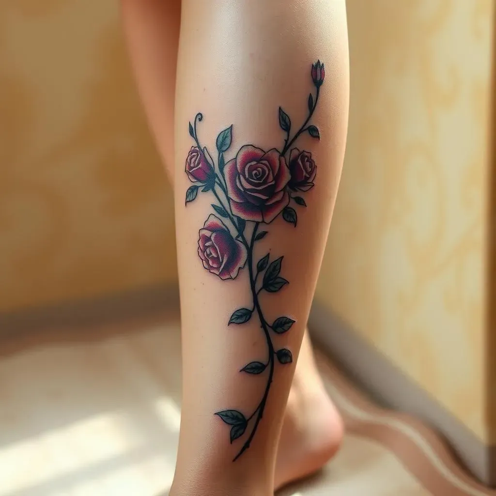 Popular Styles for Lower Leg Tattoos: From Floral to Geometric