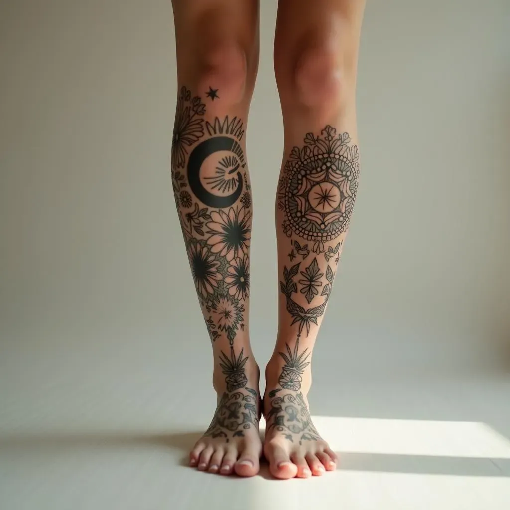 Popular Tattoo Leg Ideas for Women: Designs and Motifs