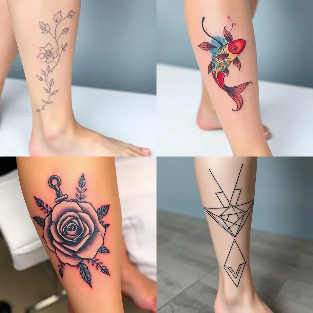 Popular Tattoo Styles for Cool Leg Tattoos for Females