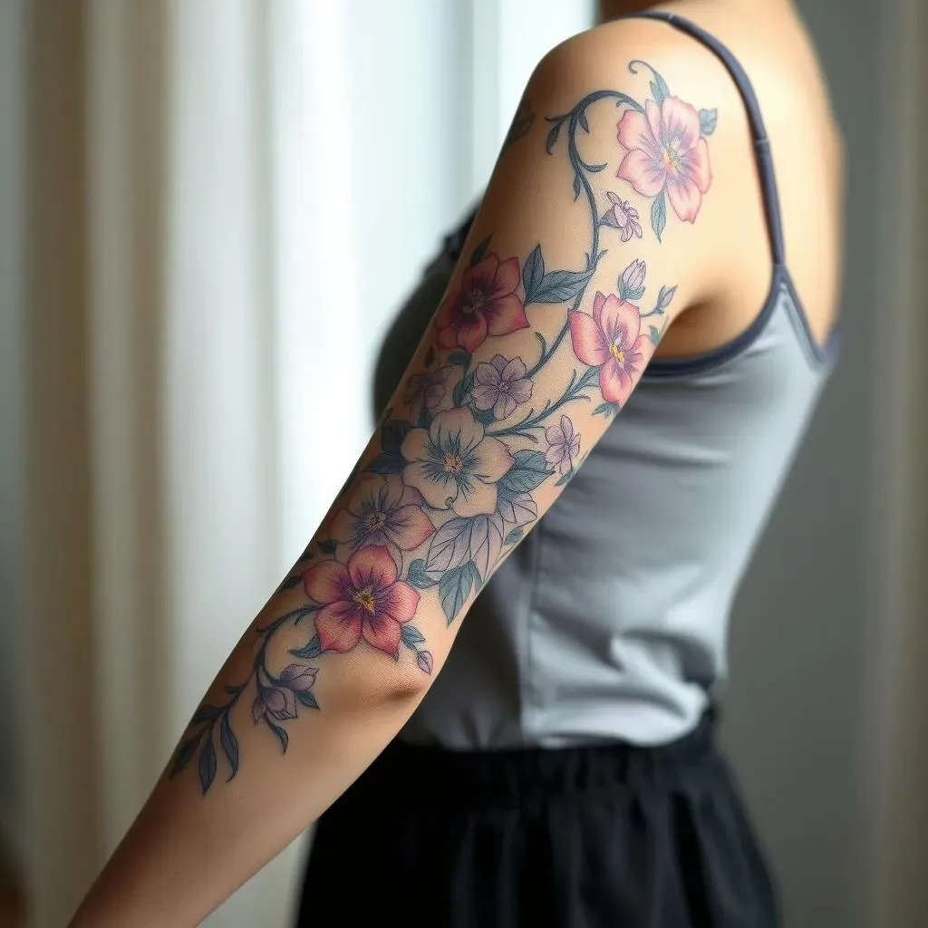 Popular Themes for Female Sleeve Tattoos