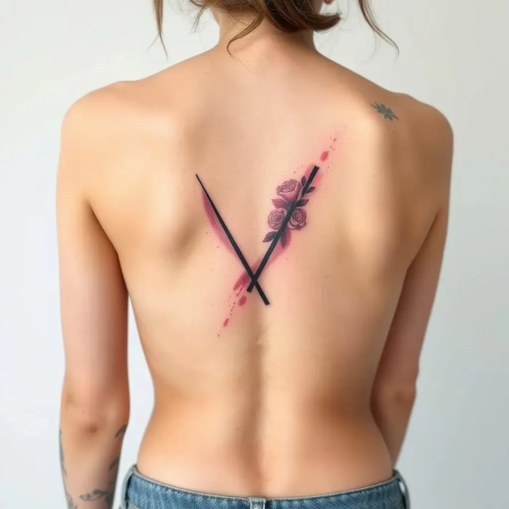 Popular V Line Tattoo Designs for Women: From Minimalist to Ornate