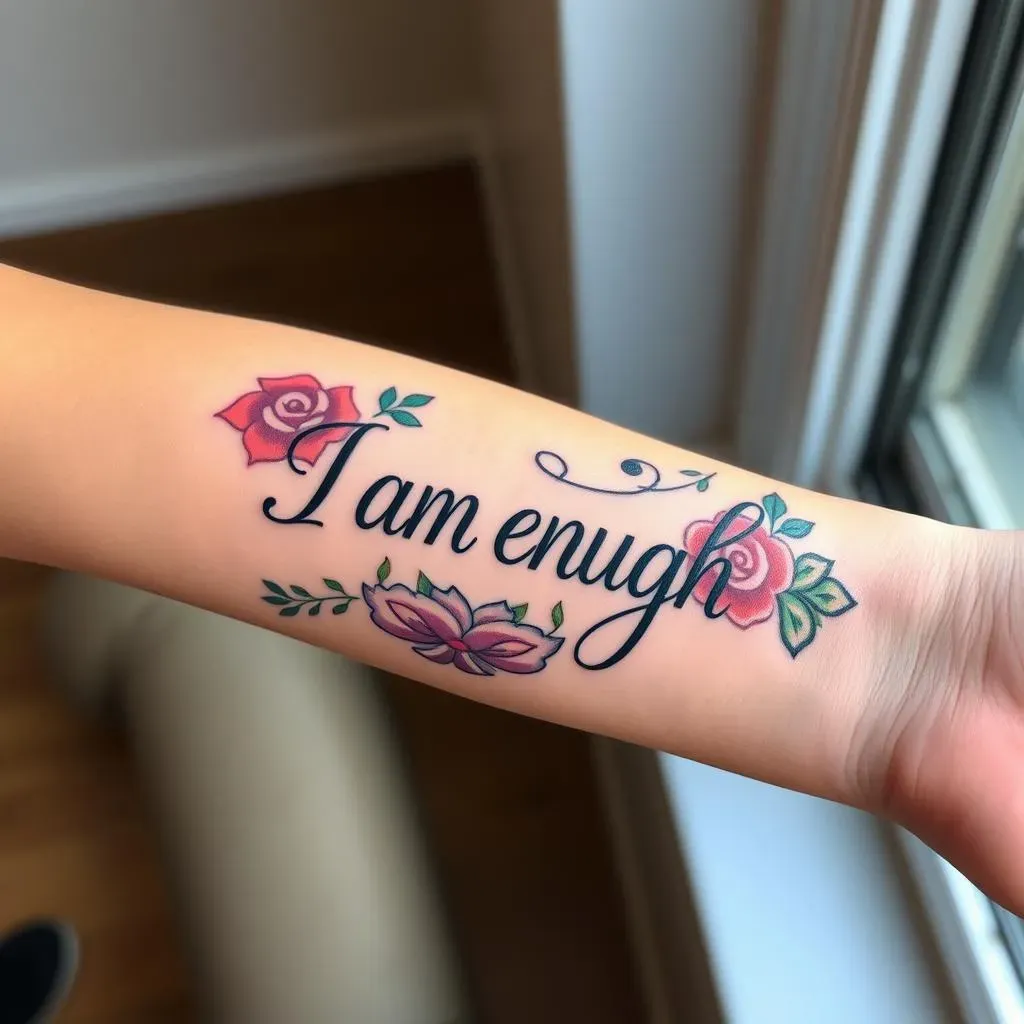 Powerful Words: Strength and SelfLove Tattoo Ideas