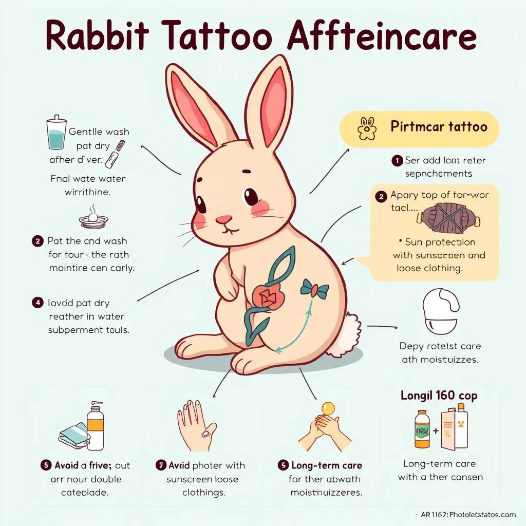 Rabbit Tattoo Aftercare and Maintenance