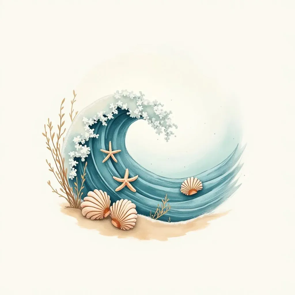 Ride the Wave: Ocean and Beach Inspired Small Water Tattoos