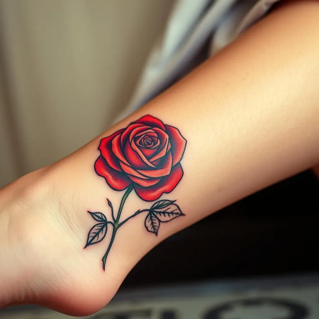 Rose Leg Tattoos for Women: Design Ideas and Inspiration