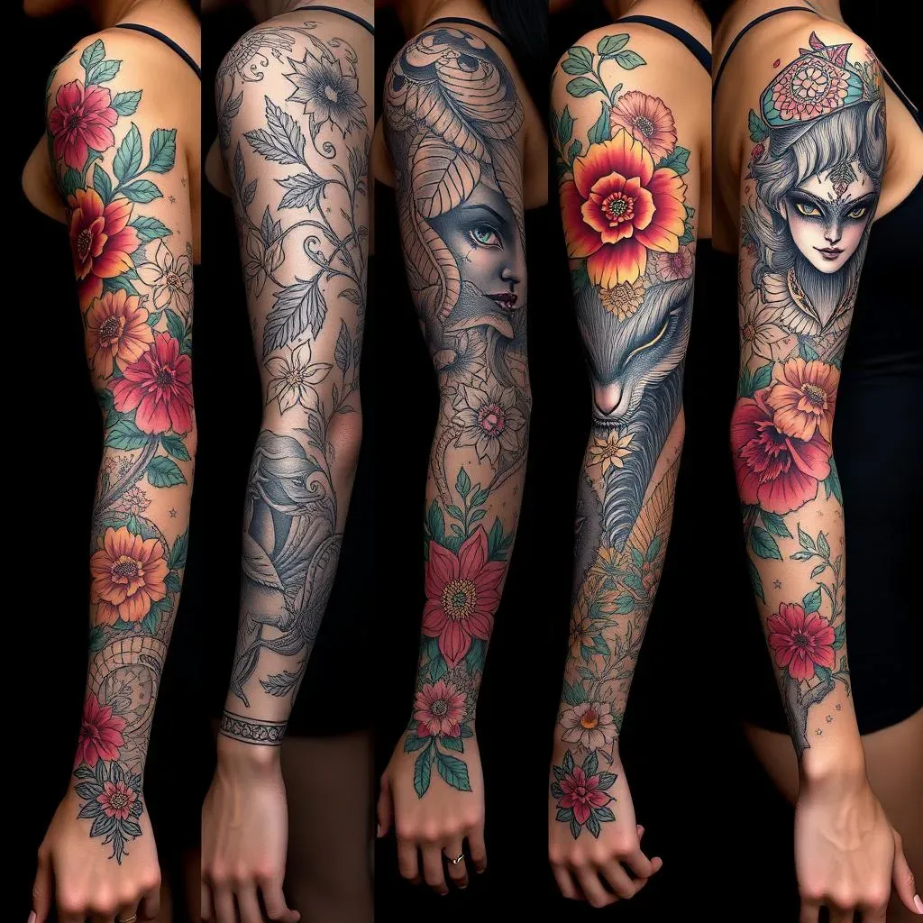 Showcasing Stunning Arm Sleeve Tattoo Designs for Women: Inspiration and Ideas