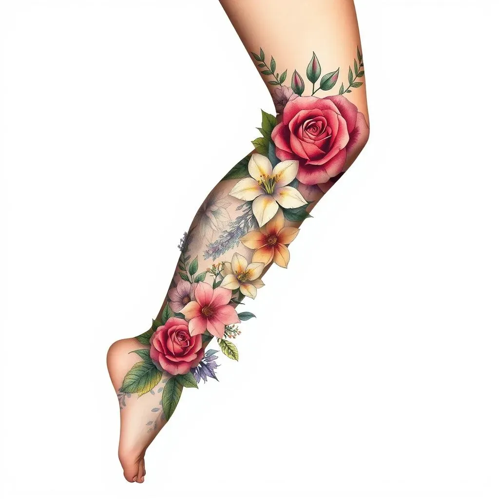 Showcasing Stunning Full Leg Tattoo Ideas for Females: A Gallery of Inspiration
