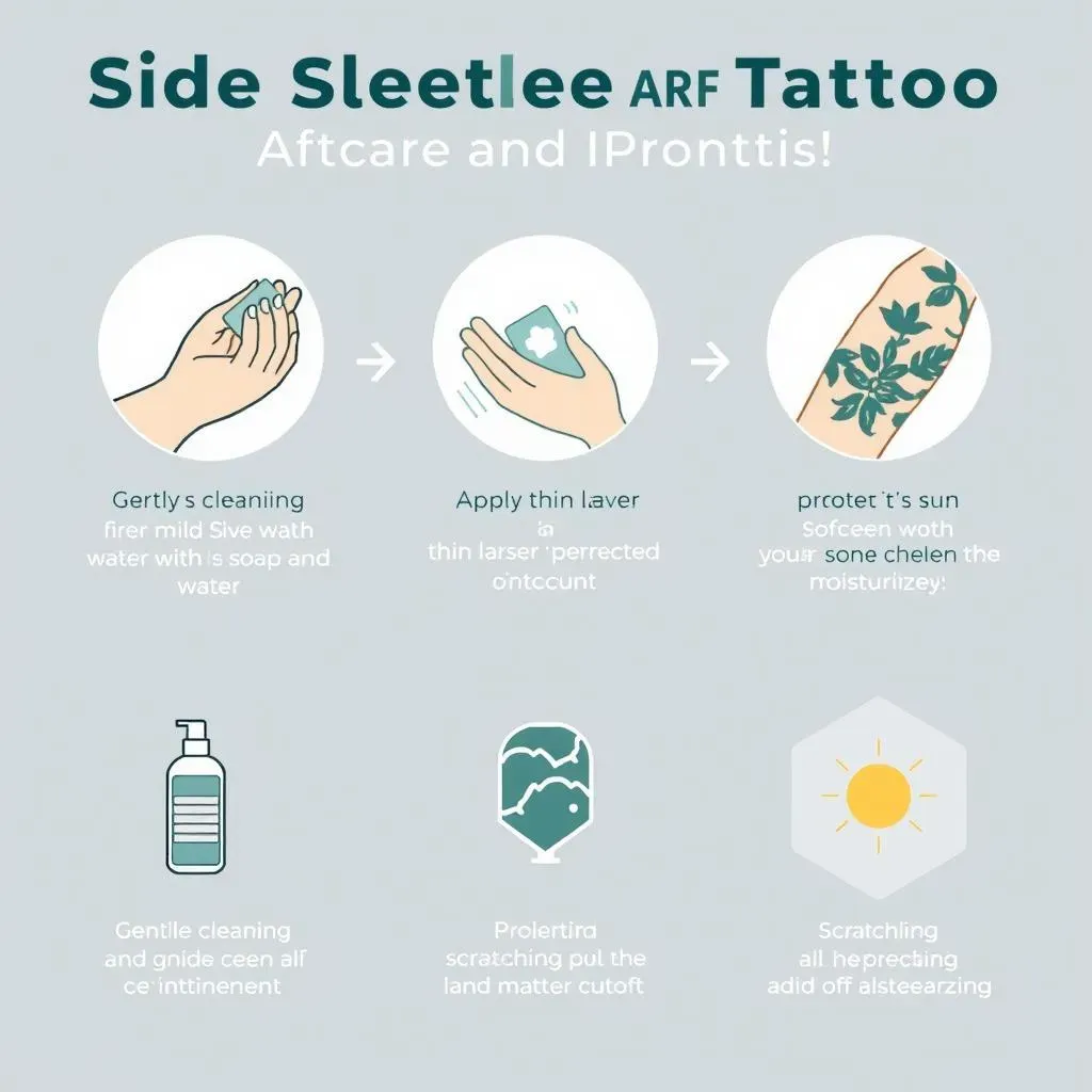 Side Sleeve Tattoo Aftercare and Maintenance Tips