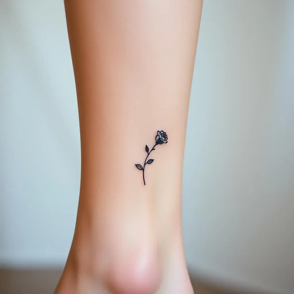 Simple and Elegant Leg Tattoo Ideas for Females