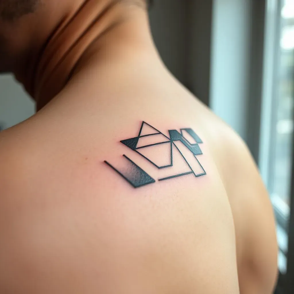 Simple Shoulder Tattoo Designs for Men