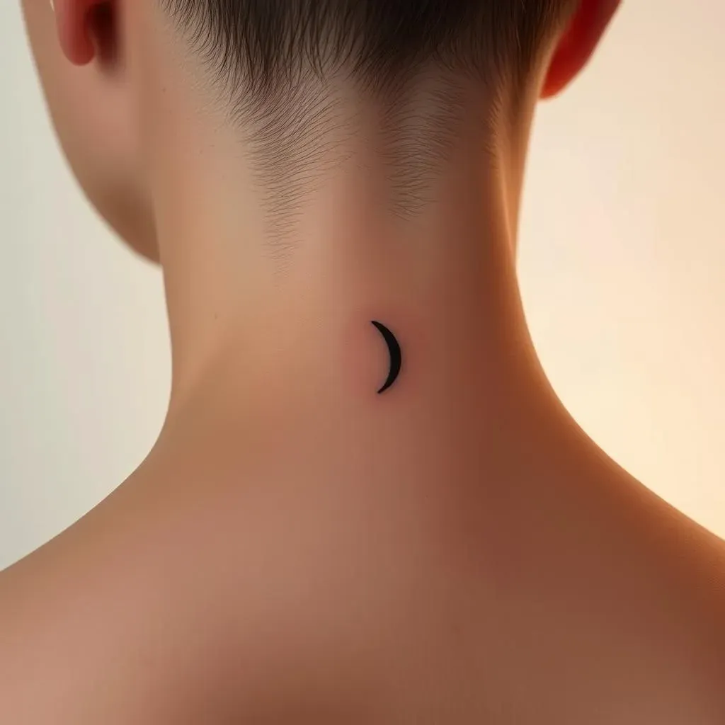 Small and Meaningful Back of Neck Tattoo Ideas