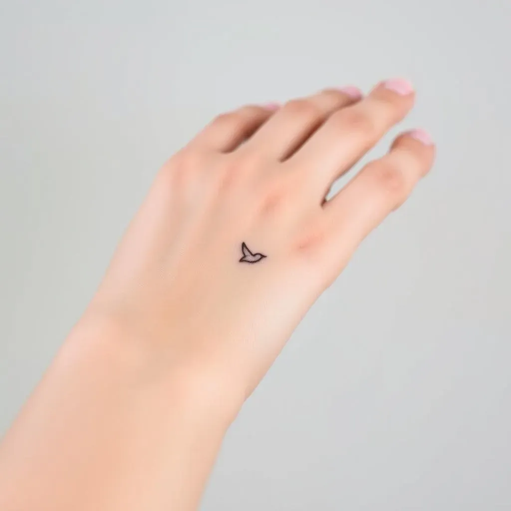 Small and Simple Cute Hand Tattoos for Females