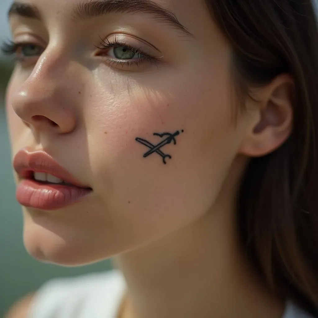 Small Face Tattoo Designs: From Minimalist to Meaningful