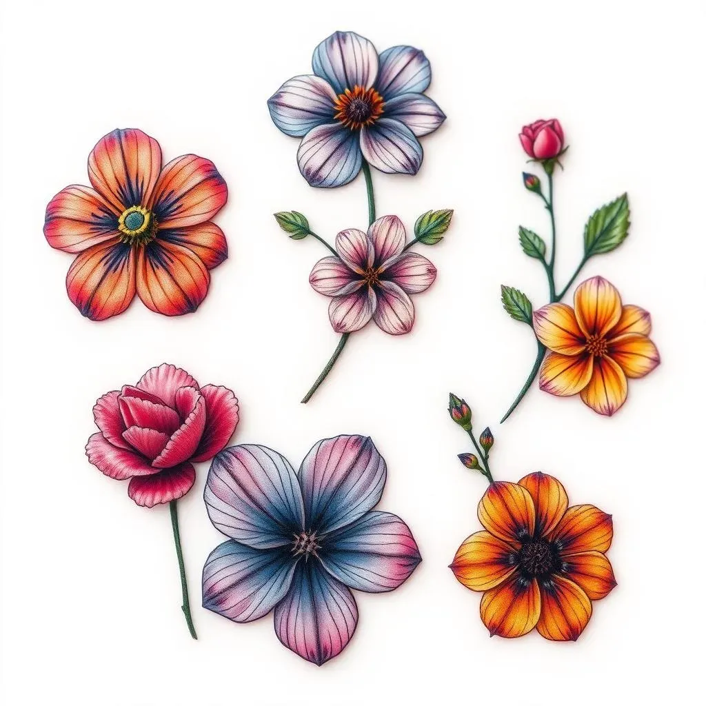 Amazing small flower tattoo ideas for women: Find Your Best
