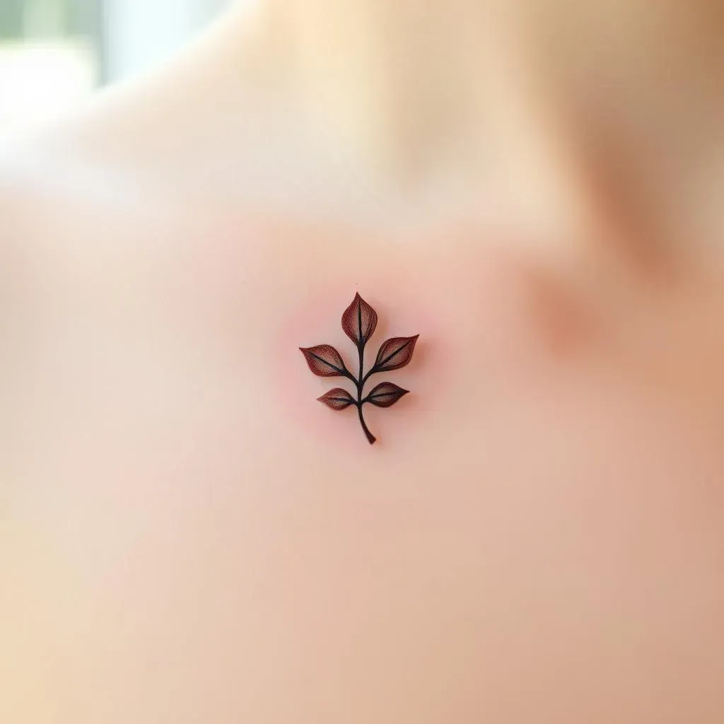 Amazing Small Leaf Tattoo Ideas for Fall Lovers