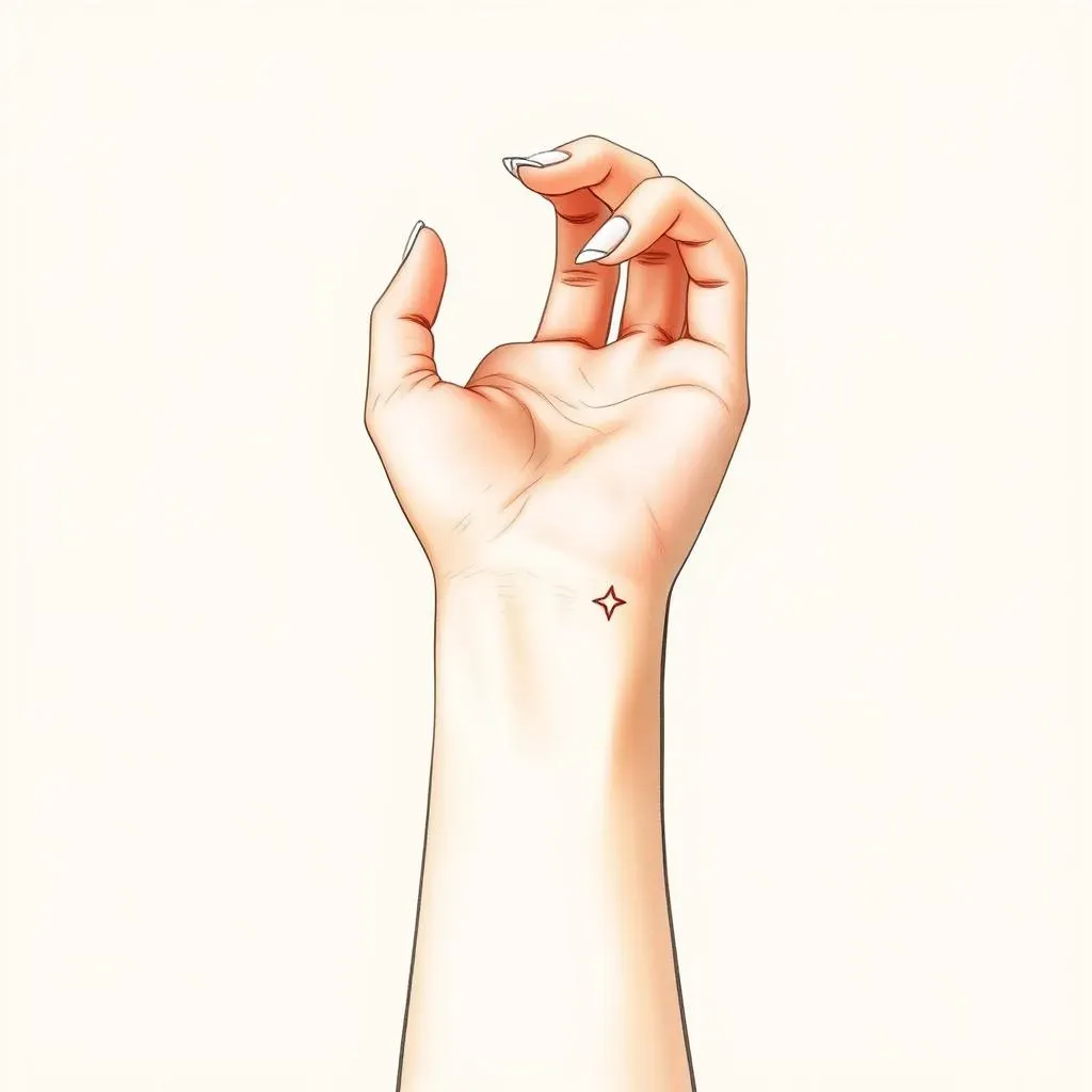 Small & Simple Women's Hand Tattoo Ideas