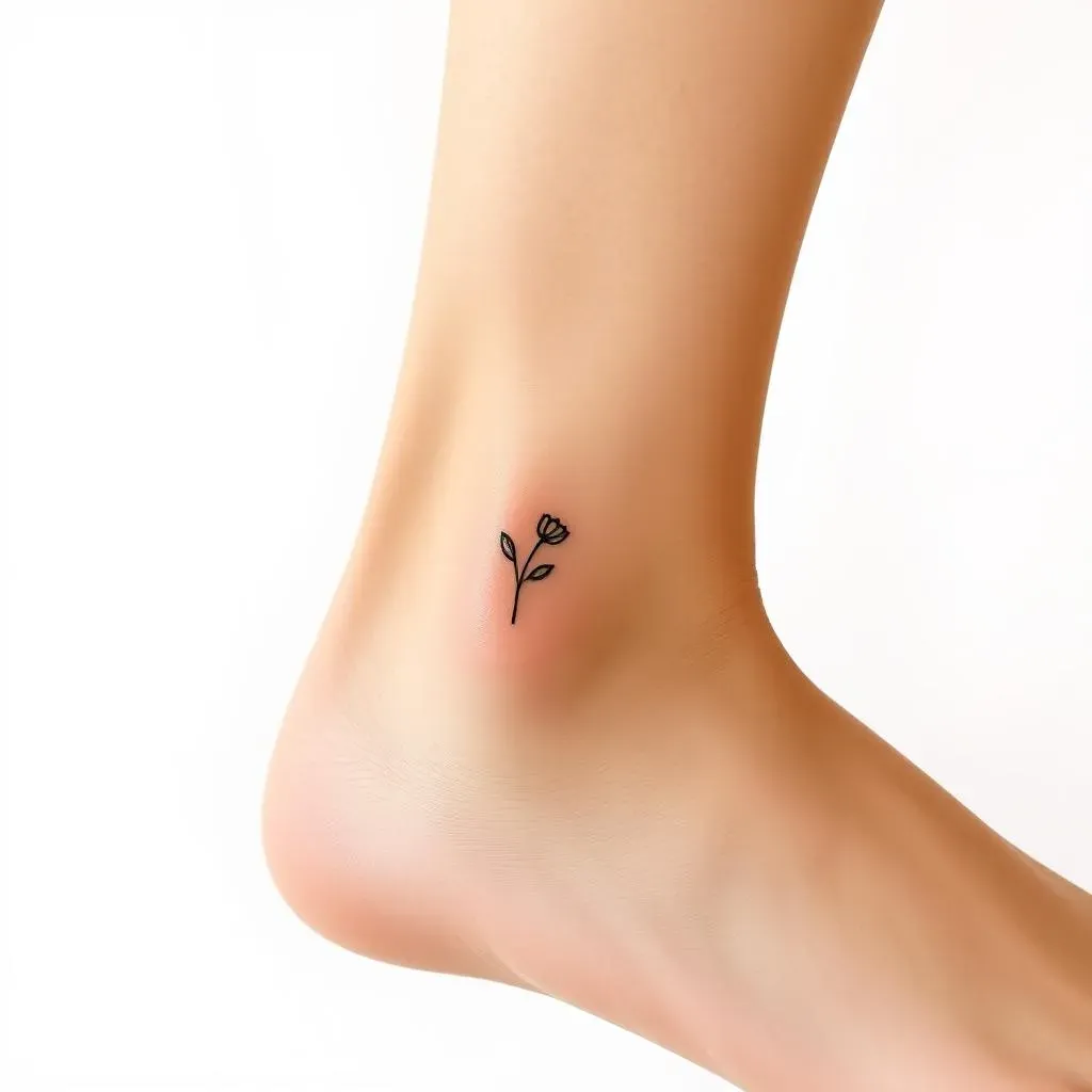 Stunning Small Tattoo Designs for Women's Ankles: Discover Now