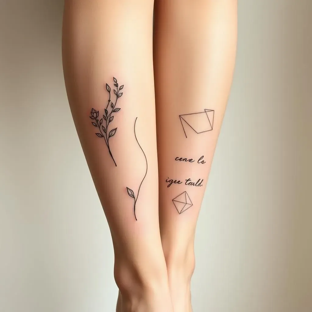 Amazing Small Tattoo Designs for Women's Legs