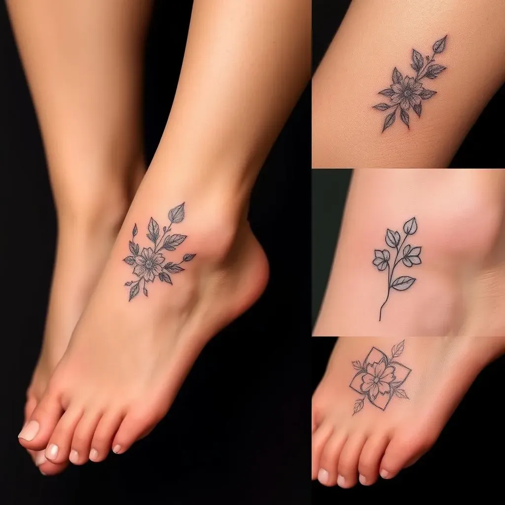 Awesome Small Tattoo Designs for Women's Lower Leg