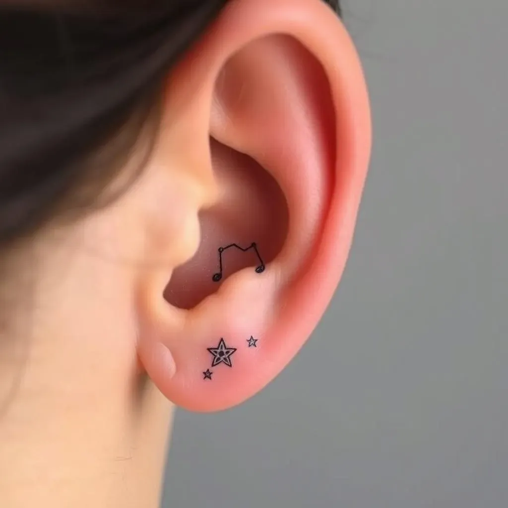 Small Tattoo Ideas for Behind the Ear: Discover Unique Designs