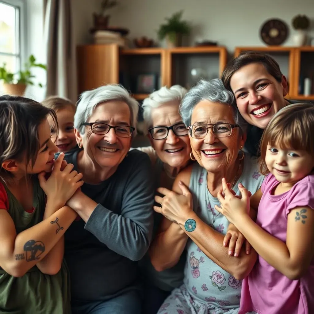 Absolute Small Tattoo Ideas for Grandchildren