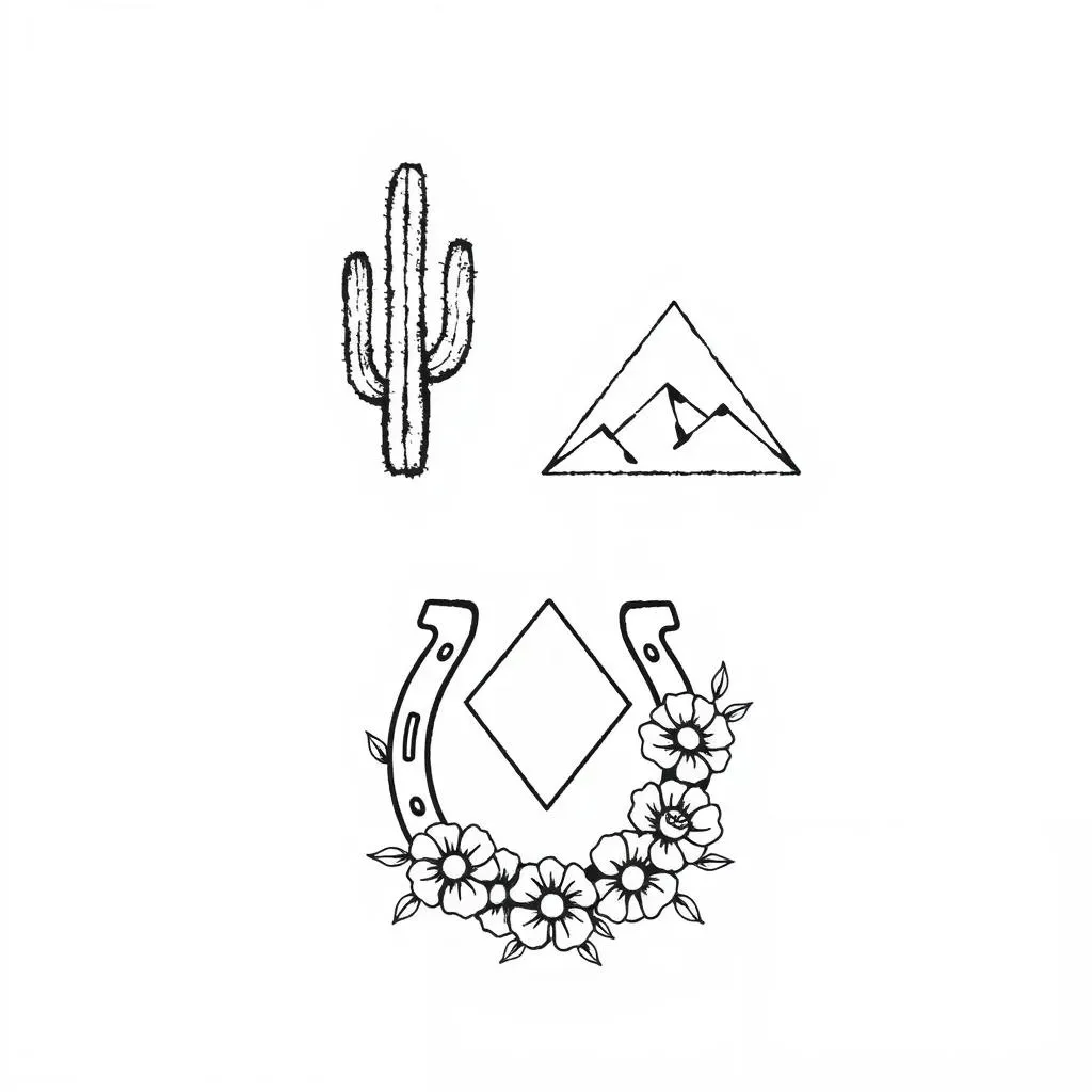 Small Western Tattoo Ideas: Classic & Modern Twists