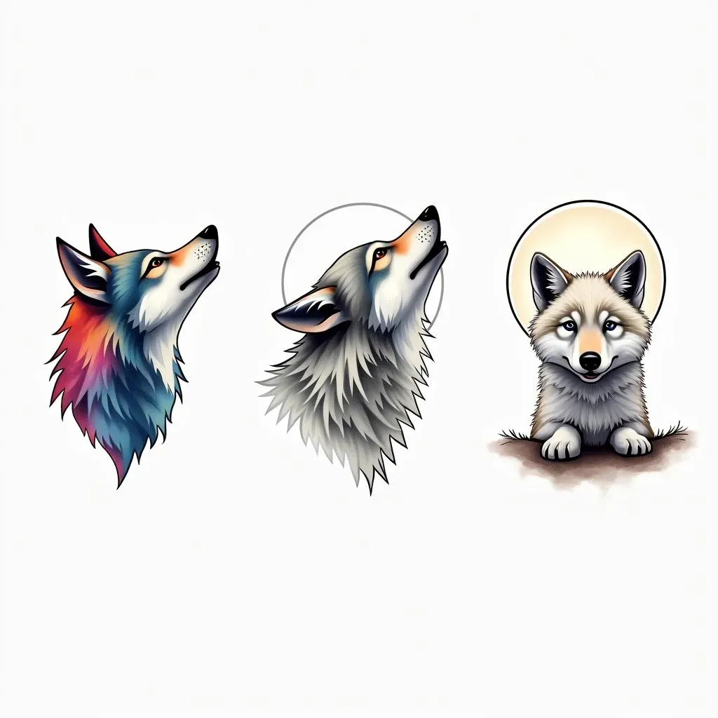 Small Wolf Tattoo Styles: From Geometric to Realistic