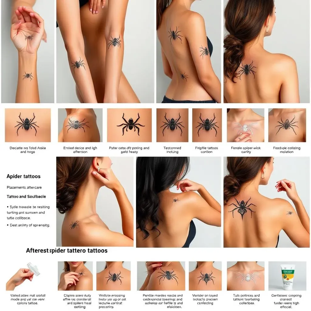 Spider Tattoo Placement and Aftercare Tips for Women