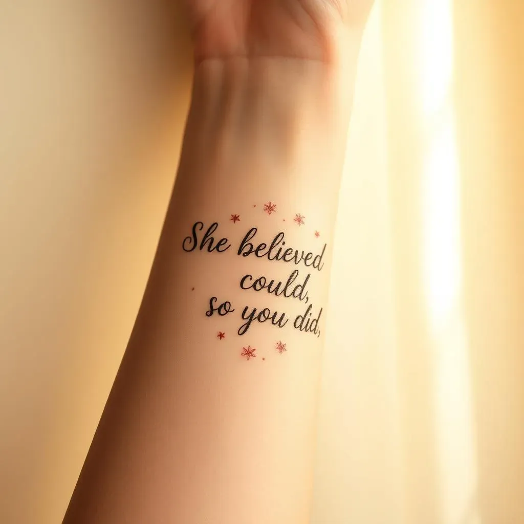 Ultimate Spiritual Quote Tattoos for Women