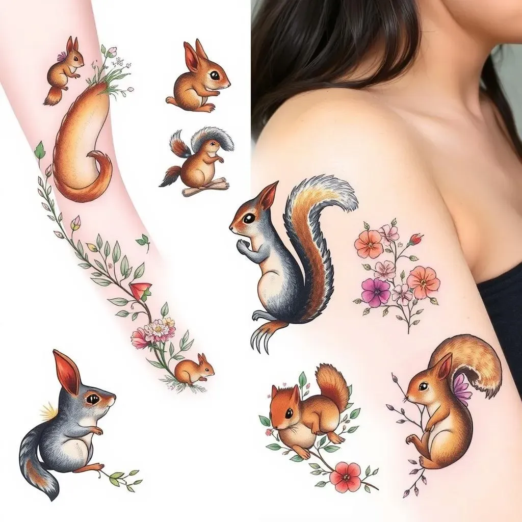 Adorable Squirrel Tattoos for Women: Designs, Meanings & Inspiration