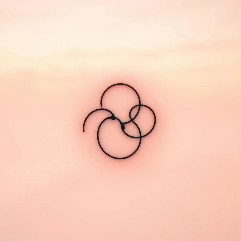 Symbolic Small Tattoo Ideas for 3 Friends