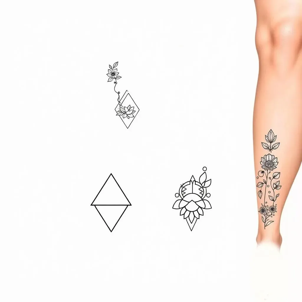 Discover Amazing Tattoo Designs for Women's Lower Leg