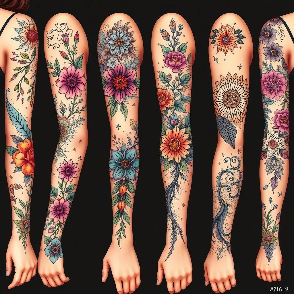 Stunning Tattoo Ideas for Woman Arm Sleeve: Discover Your Style