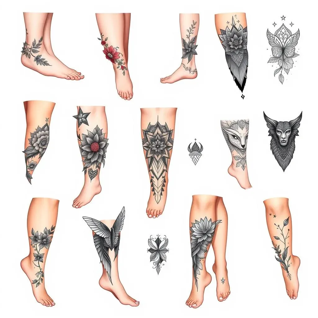 Stunning Tattoo Ideas for Women's Legs: Discover Your Ink