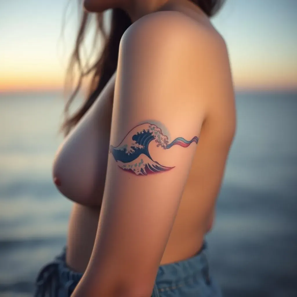 The Allure of Watercolor Wave Tattoos for Women