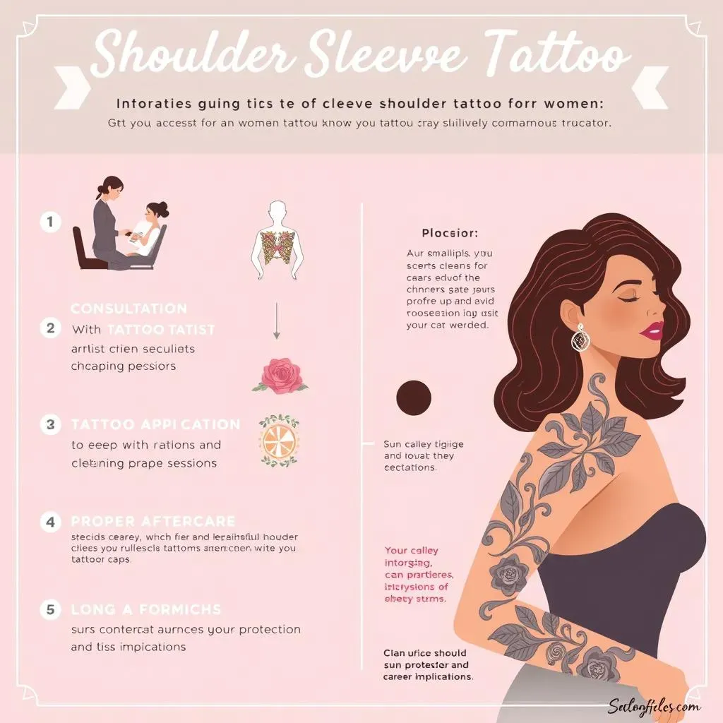 The Process, Aftercare, and Considerations for Shoulder Sleeve Tattoos for Women